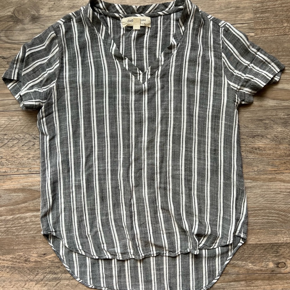 Cloth & Stone Striped Blouse